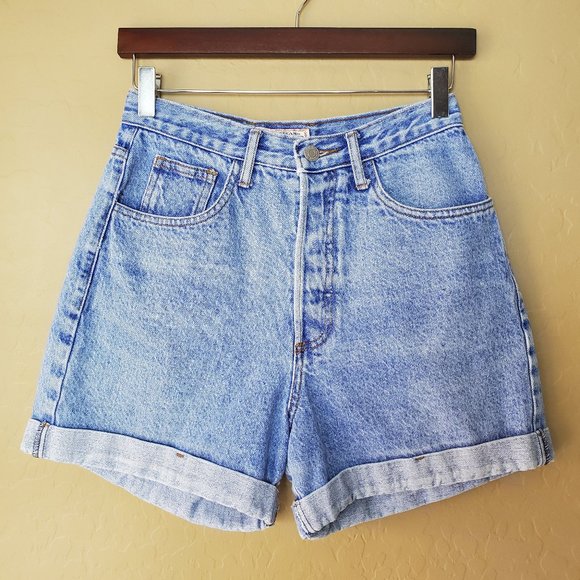 Guess Pants - Vintage Guess High Rise Denim Mom Shorts